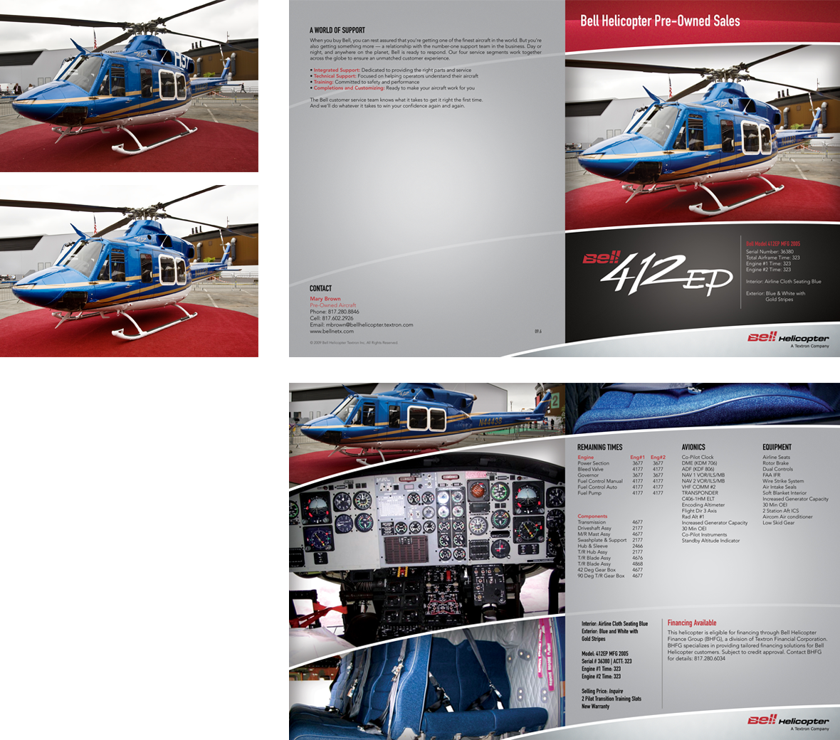 PreOwned Sales Booklet with Cover Photo editing