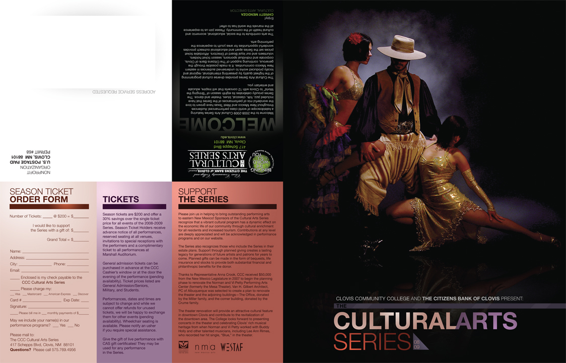 CAS Quarter Page Fold Brochure