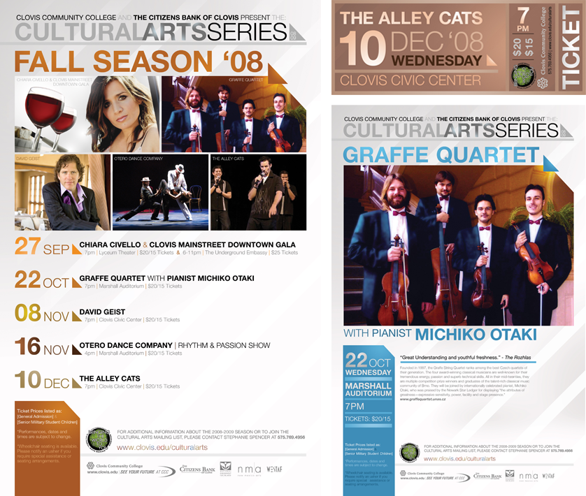 Fall Season Poster, Ticket, and Show Poster