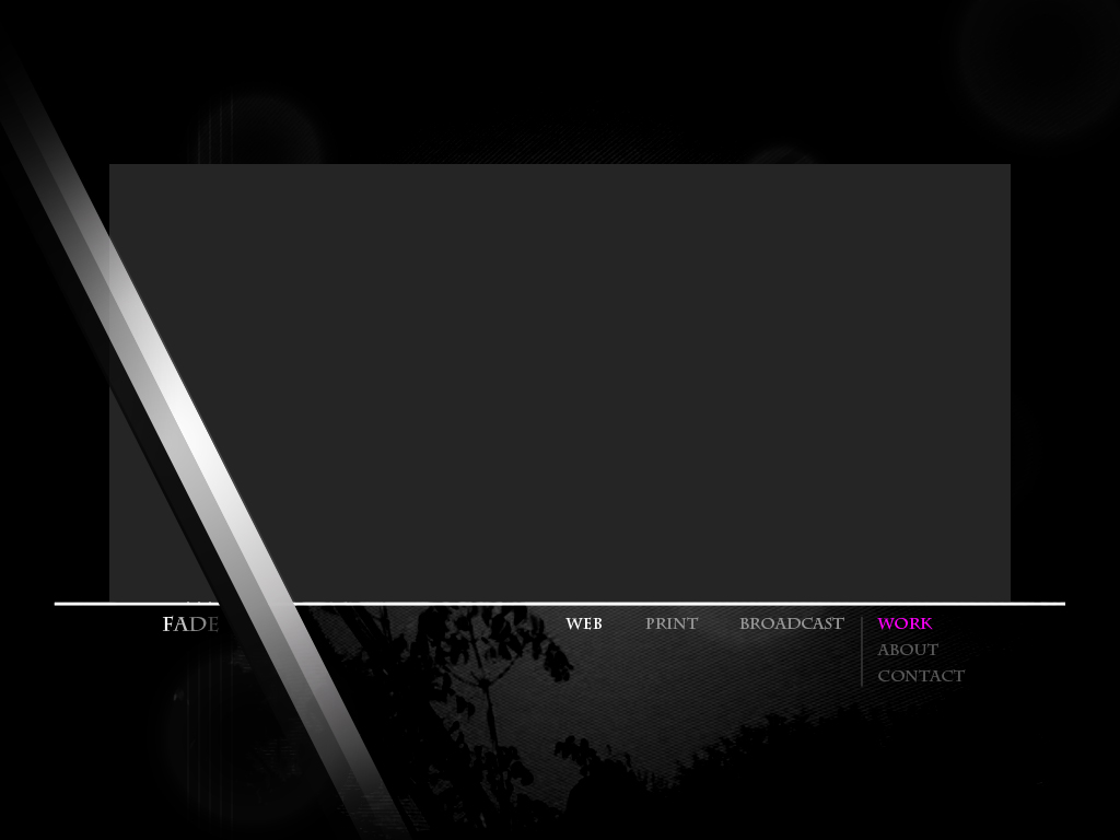 Personal Flash Site - Portfolio Space mockup